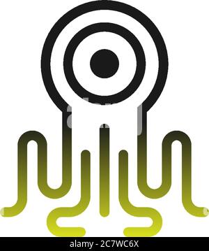 Octopus logo icon vector template Stock Vector