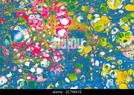 Abstract marbling pattern for fabric,  design.  marbling background texture Stock Photo