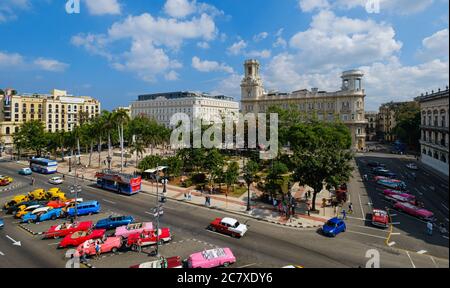 HAVANA, CUBA - CIRCA JANUARY 2020: Havana Central Park Stock Photo