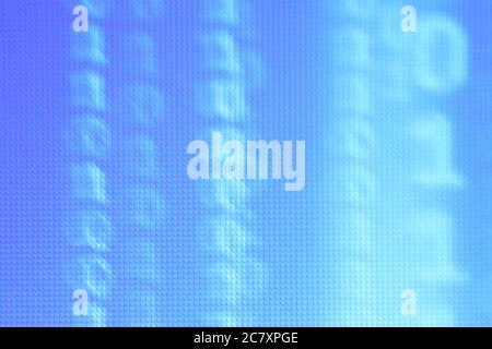 Conceptual illustration of a blurred digital background Stock Photo