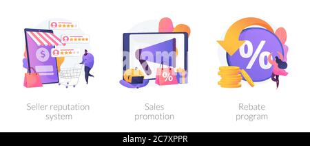 Customer relations vector concept metaphors Stock Vector