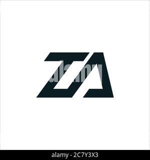 Initial letter at logo or ta logo vector design template Stock Vector
