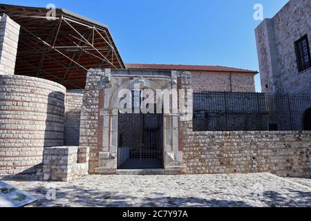 Sant'Angelo dei Lombardi - Entrata del castello Stock Photo