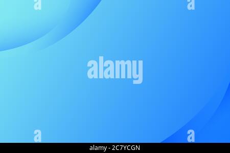 Abstract geometry blue color gradient curve paper layer vector background Stock Vector