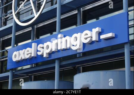 Die im November 1993 eröffnete Druckerei der Axel Springer AG am Brunsbütteler Damm 156 – 172 in Berlin-Spandau. Stock Photo