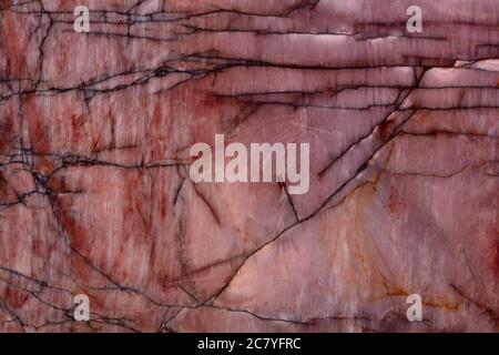 Quartzite background in elegant violet tone as part of your design. Stock Photo