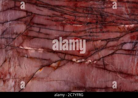 New quartzite background in lovely dark violet tone. Stock Photo
