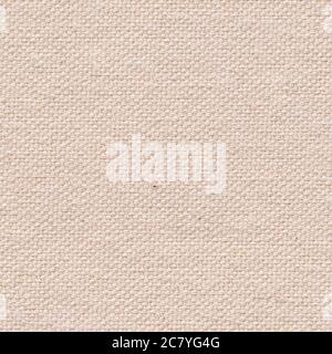 New coton canvas texture in elegant light beige color for your unique design. Seamless pattern background. Stock Photo