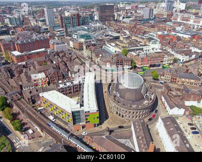 May 2020, UK: City Centre Corn Exchange in Leeds City Centre Stock Photo