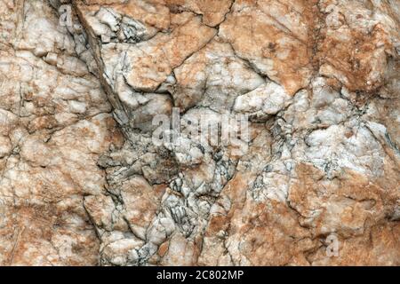 Texture of natural stone, close-up macro photography. Multipurpose background. Stock Photo