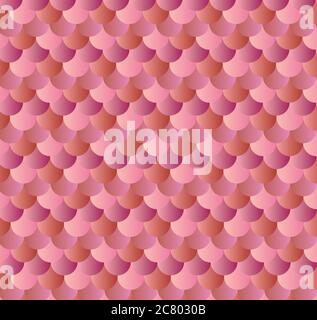 Scallop pattern vector illustration design.Pink seamless vector pattern. Texture used for printing/wallpaper/ background. Stock Vector