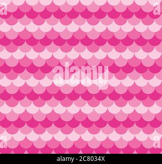 Scallop pattern vector illustration design.Pink seamless vector pattern. Texture used for printing/wallpaper/ background. Stock Vector