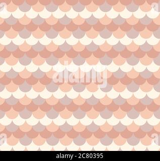 Colorful scallop pattern vector illustration design.Seamless vector pattern. Texture used for printing/wallpaper/ background. Stock Vector