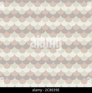 Colorful scallop pattern vector illustration design.Seamless vector pattern. Texture used for printing/wallpaper/ background. Stock Vector