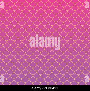 Scallop pattern vector illustration design.Pink seamless vector pattern. Texture used for printing/wallpaper/ background. Stock Vector