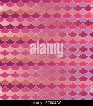 Scallop pattern vector illustration design.Pink seamless vector pattern. Texture used for printing/wallpaper/ background. Stock Vector