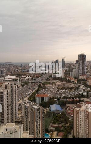 Aerial View of Kartal District Stock Photo