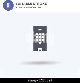 Lock Pattern icon vector, filled flat sign, solid pictogram isolated on white, logo illustration. Lock Pattern icon for presentation. Stock Vector
