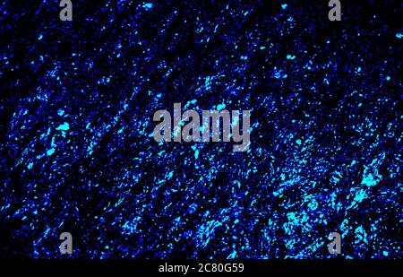 Abstract of a beautiful blue and black color galaxy granite texture Stock Photo