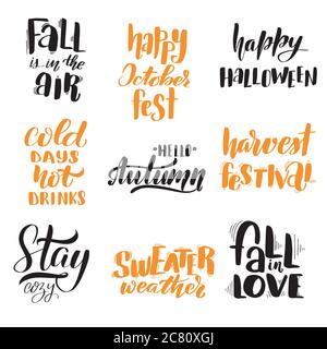 Vector calligraphy illustration isolated on white background. Stock Vector