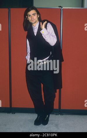 Nick Laird-Clowes of The Dream Academy at a photocall on WEA Records. London, November 25th, 1987 | usage worldwide Stock Photo