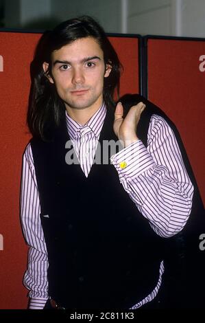 Nick Laird-Clowes of The Dream Academy at a photocall on WEA Records. London, November 25th, 1987 | usage worldwide Stock Photo