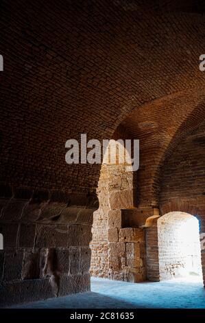 The ruins of Zaghouan Water Temple in Tunisia Stock Photo