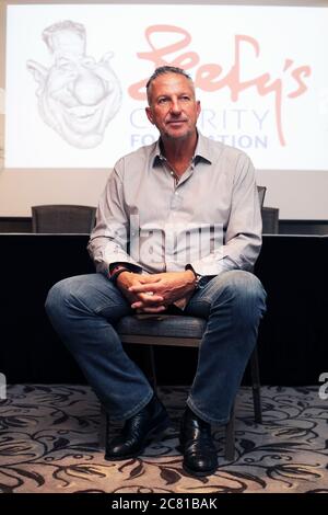 Sir Ian Botham at the Rockcliffe Hall Hotel near Darlington, UK, launching a charity partnership between the hotel and his own charity foundation. 1/8/2014. Photograph: Stuart Boulton/Alamy Stock Photo