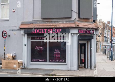 Adult Shop sex shop in Digbeth Birmingham UK Stock Photo Alamy