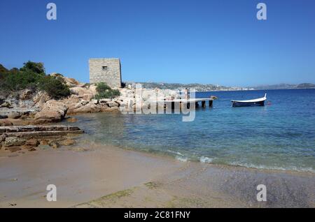 Palau, Sardinia, Italy. Cala Martinella beach Stock Photo