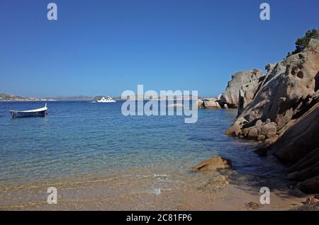 Palau, Sardinia, Italy. Cala Martinella beach Stock Photo