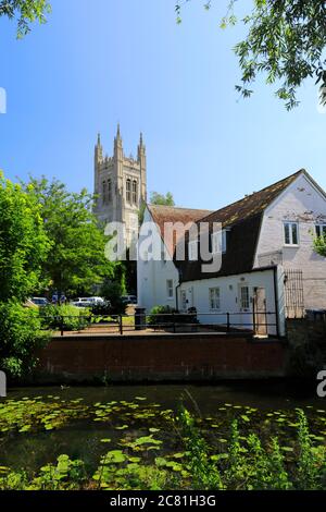 St Marys church, St Neots Town, Cambridgeshire, England, UK Stock Photo