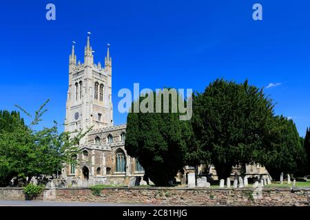 St Marys church, St Neots Town, Cambridgeshire, England, UK Stock Photo