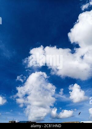 Strome Cloud's over the city Stock Photo