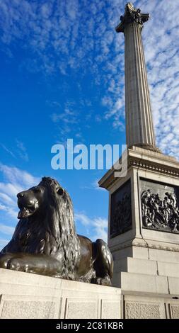 Trafalgar Square London United Kingdom Stock Photo