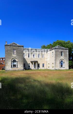 The Priory, Hitchin Town, Hertfordshire County, England, UK Stock Photo