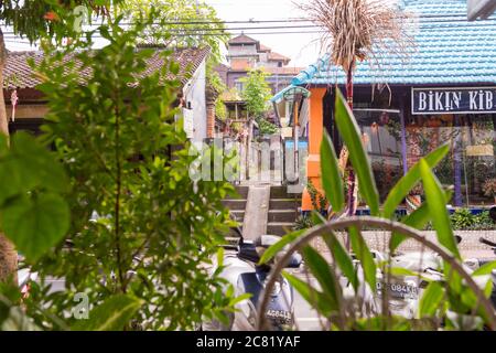 Streets of Ubud Stock Photo