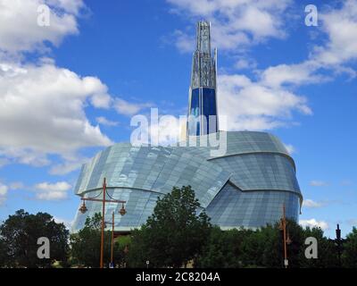 The Canadian Museum for Human Rights, Winnipeg, Manitoba, Canada Stock Photo