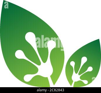 Hand care symbol logo icon vector template Stock Vector
