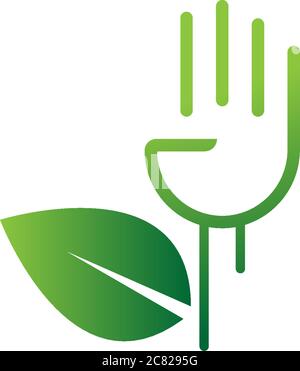 Hand care symbol logo icon vector template Stock Vector