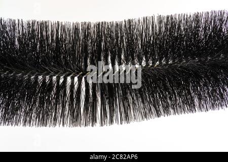 Plastic guard brush isolated on white background. Stock Photo