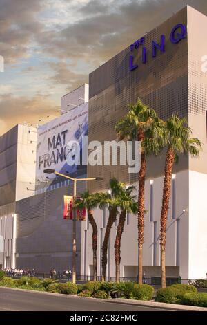 The LINQ Hotel and Experience on the strip in downtown Las Vegas, NV Stock Photo