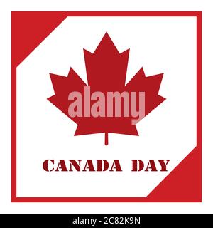 Happy canada day card Stock Vector
