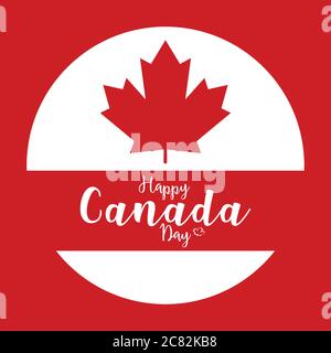 Happy canada day card Stock Vector