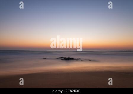 Abstract seascape motion blur at summer Stock Photo