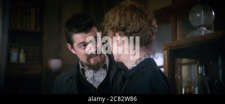 RADIOACTIVE, from left: Sam Riley as Pierre Curie, Rosamund Pike as ...