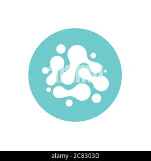probiotics flat icon, vector illustration Stock Vector