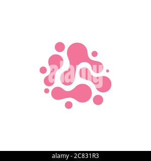 probiotics flat icon, vector illustration Stock Vector