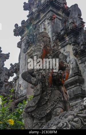 Sculpture in Pura Lempuyang Luhur in west of Bali, Indonesia