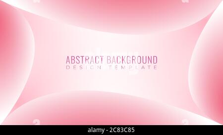 Colorful Soft Abstract Background Design Template. Beautiful Pinky Frame Vector Illustration. Soft Baby Pink Color Theme. Stock Vector